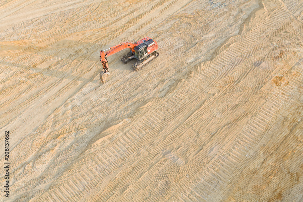 aerial view of coal mine in Poland aerial view of coal mine in Poland