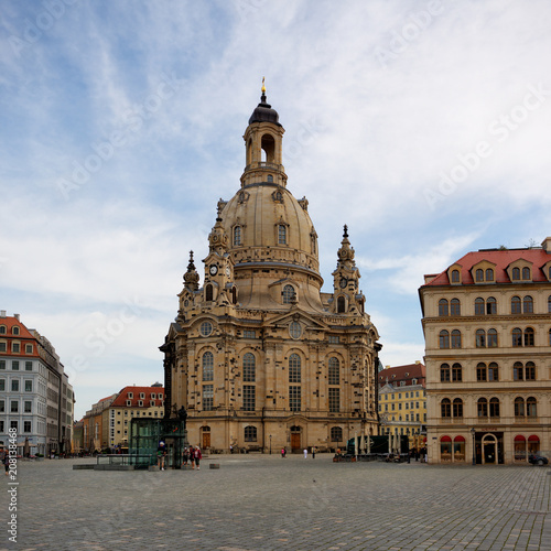 City view of Dresden, Church of Our Lady.