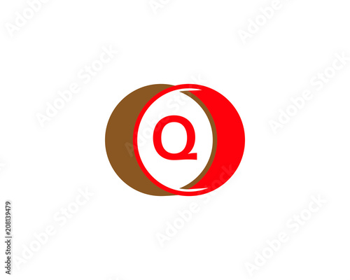 q letter circle logo