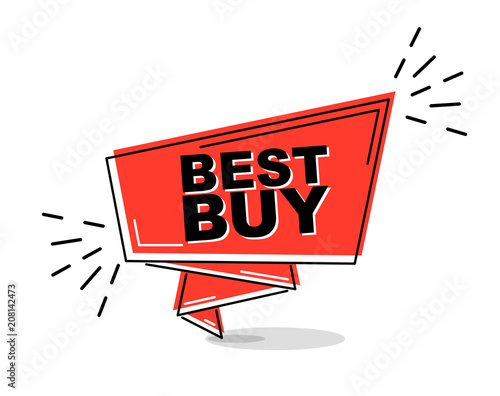 red flat line banner best buy