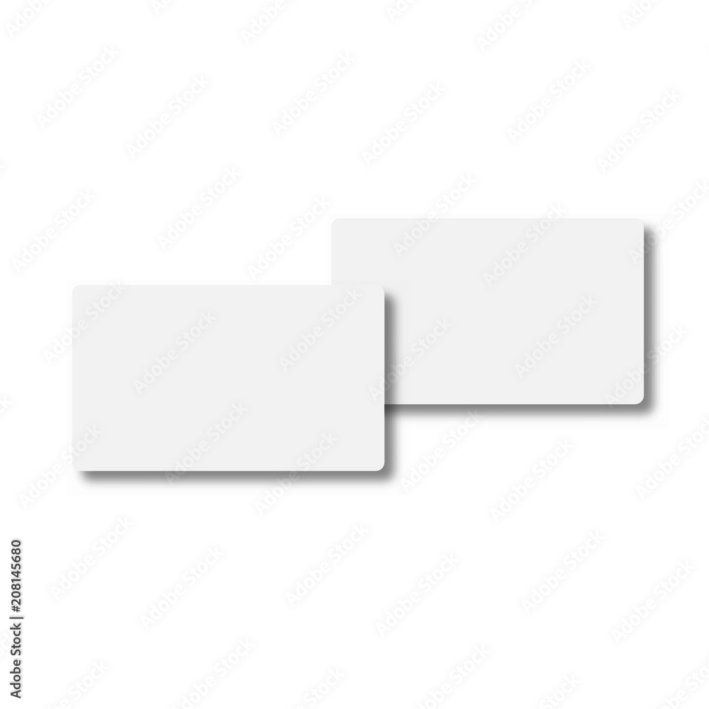 Blank of business card template. Vector Blank of business card template. Vector