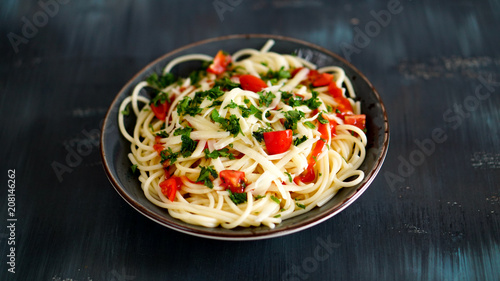 Full vegetable spagetti pasta