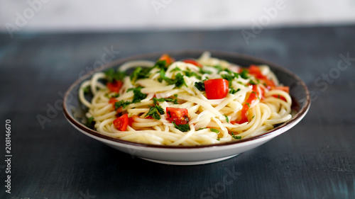 Full vegetable spagetti pasta