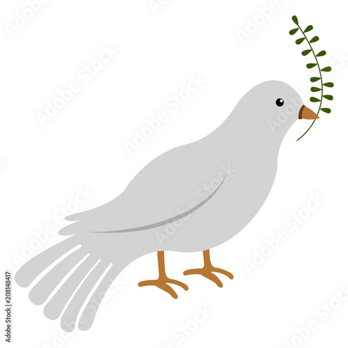 Isolated pigeon icon
