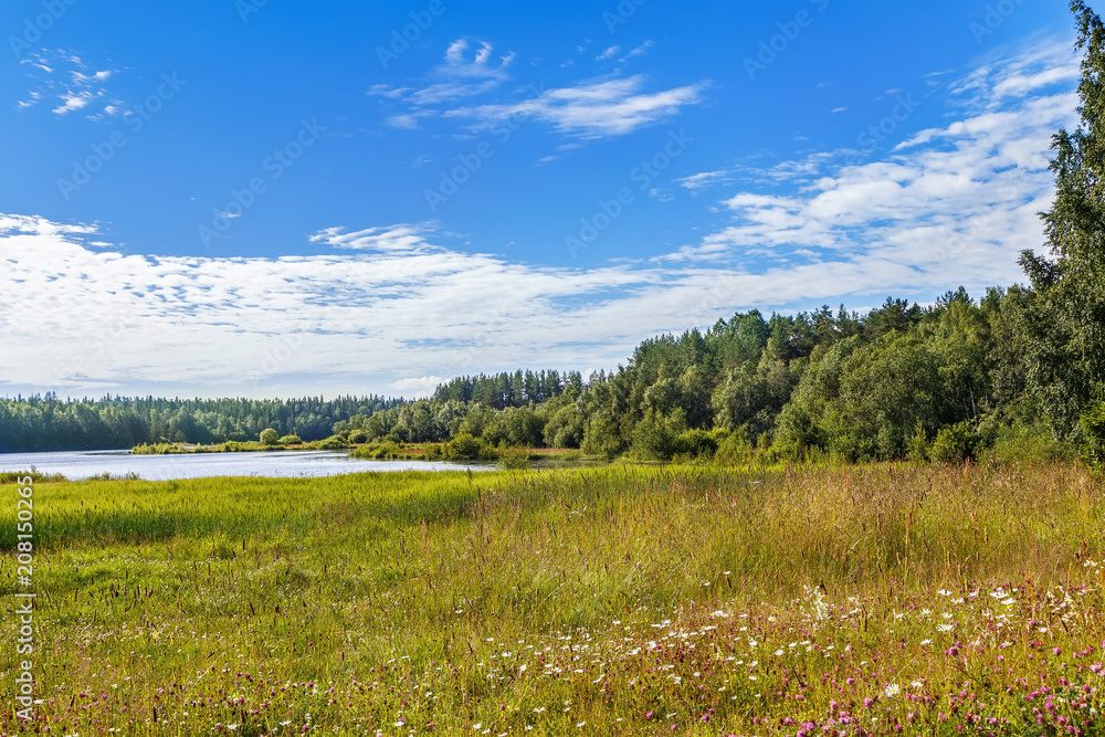 Landscape on Valaam Island, Russia