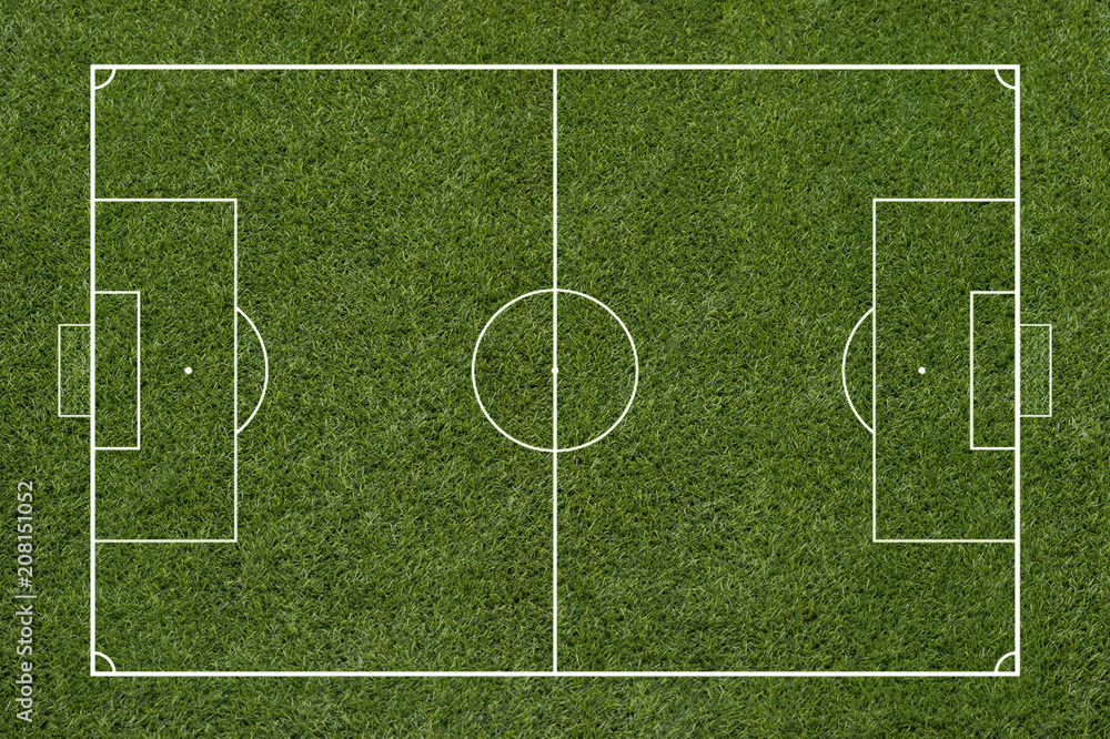 Football field or soccer field texture background. Football field or soccer field texture background.