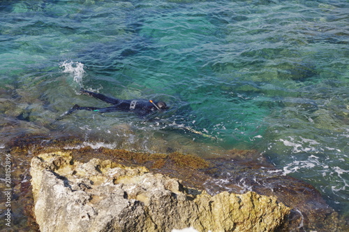 mare sub pesca acqua azzurro veduta estate attivit  