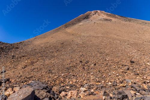 Mount Teide and volcanic rocks, Tenerife, Canary Islands, Spain