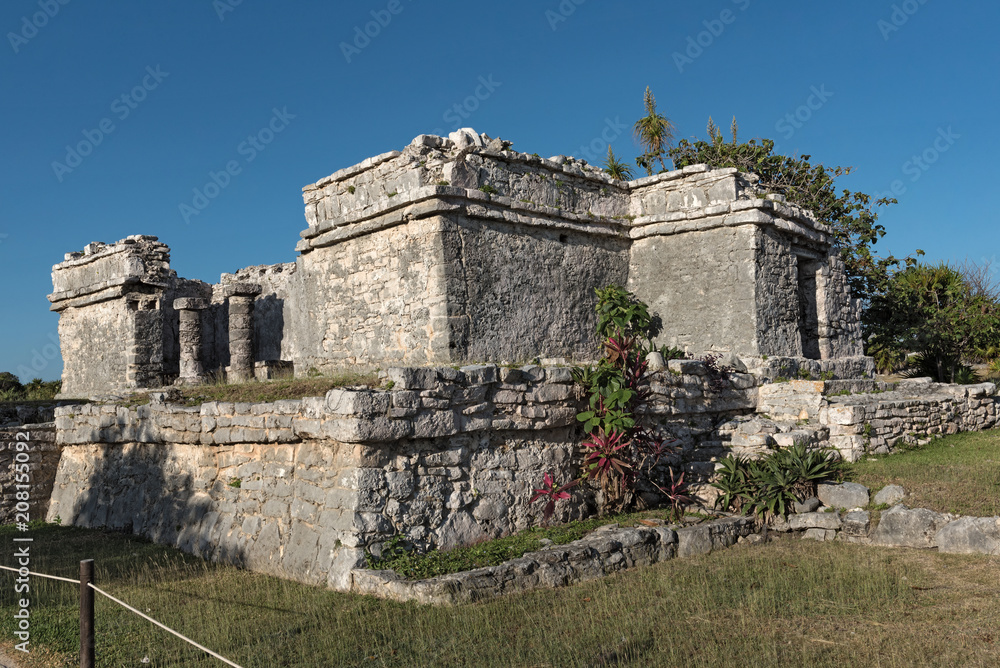 ruins of the mayan city tulum, quintana roo, mexico