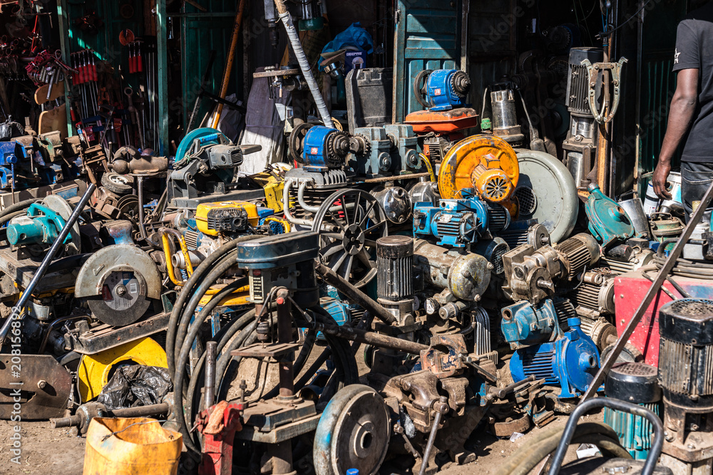 Fototapeta premium Äthiopien - Addis Abeba - Mercato