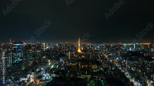 Wallpaper Mural 東京風景・タイムラプス・4K Torontodigital.ca