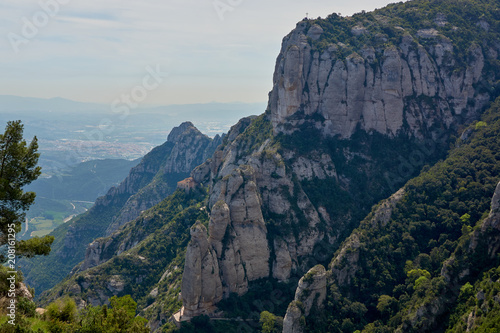 Mountain peaks in Spain, Montserrat 