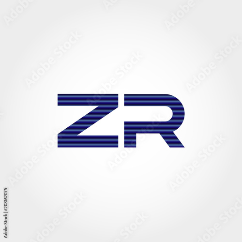 Free Download Initial Letter ZR Logo Template Vector Design - GFXLoad