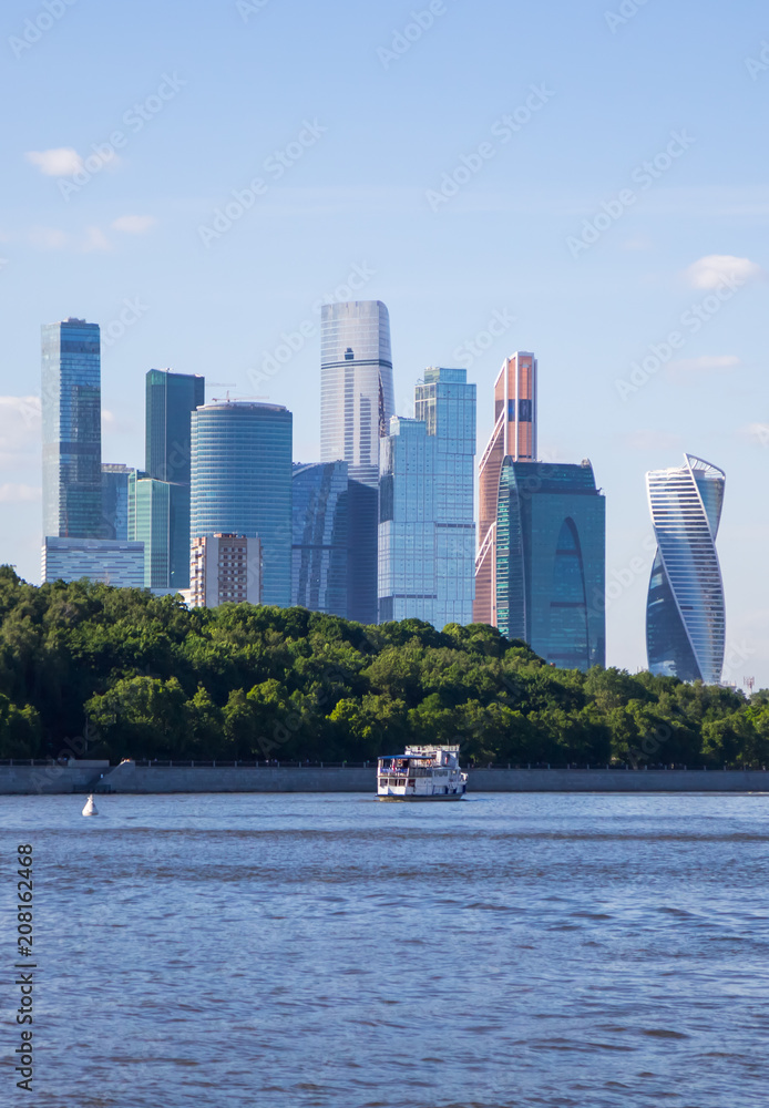 Fototapeta premium Moscow skyscrapers