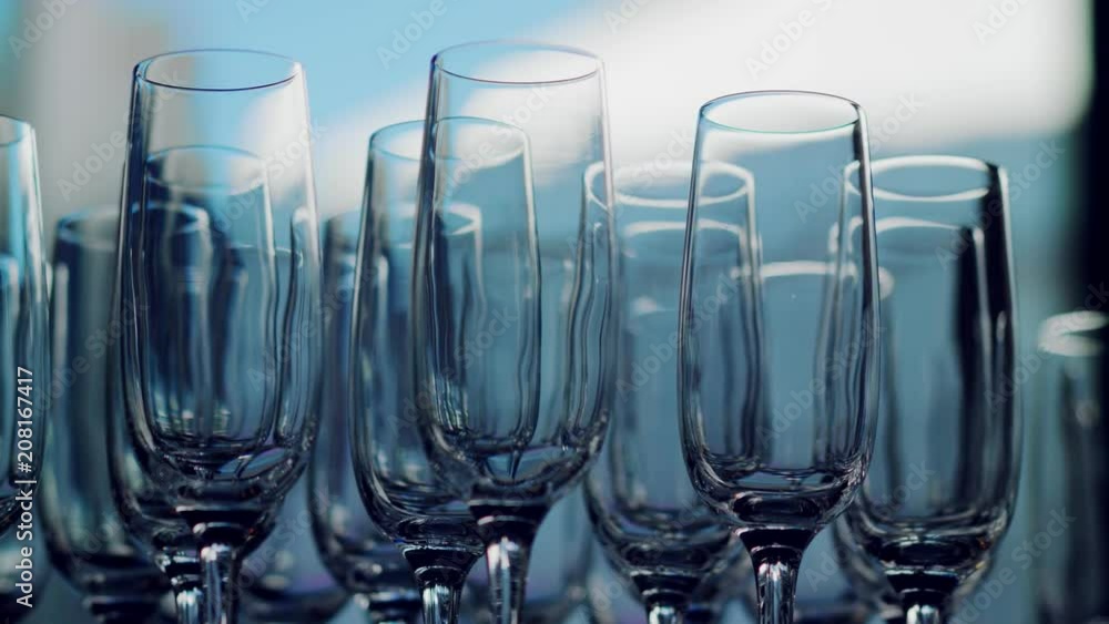 Glasses for champagne at wedding Glasses for champagne at wedding