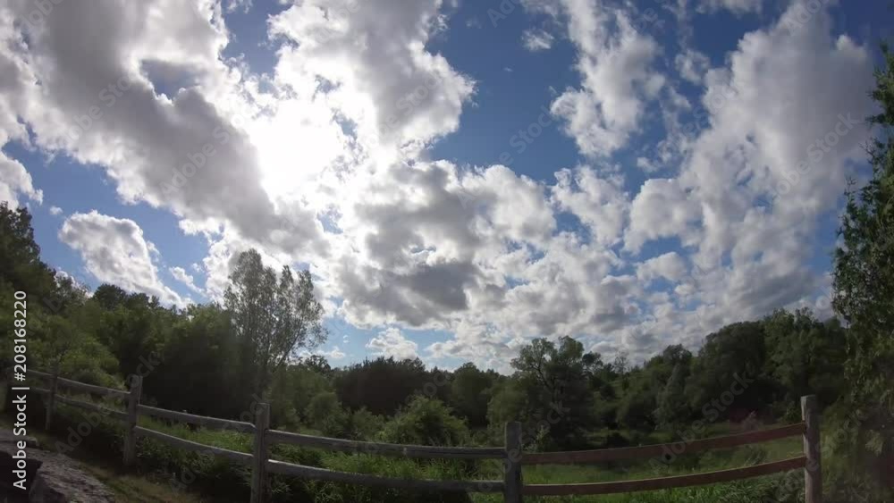 Clouds timelapse of sky going from cloudy to clear sunny day Clouds timelapse of sky going from cloudy to clear sunny day