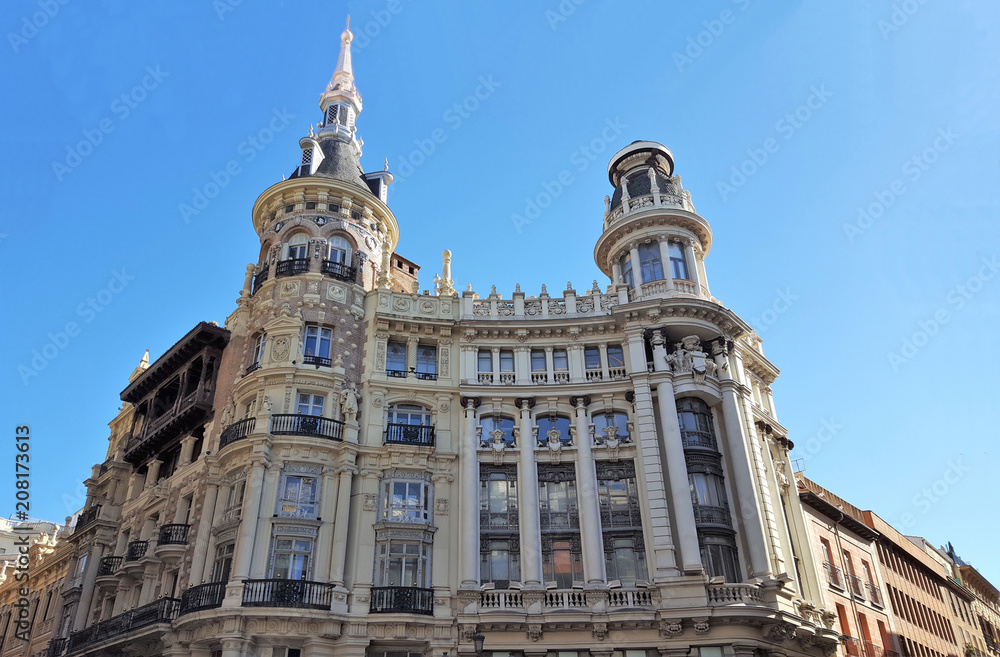 Madrid, bâtiment excentrique du Centro