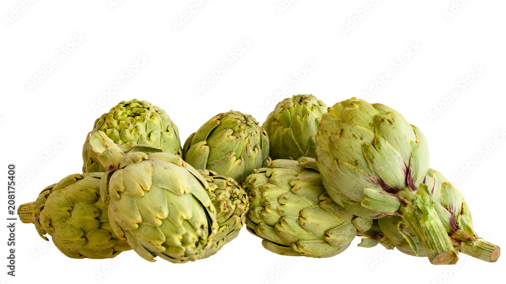 artichoke isolated on white background artichoke isolated on white background