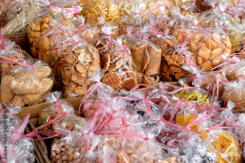 Fototapeta premium Crackers at Market