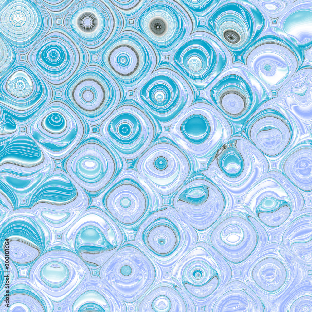 Abstract fractal geometric pattern computer-generated illustration