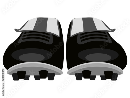 Isolated soccer shoes icon