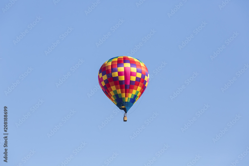 Fototapeta premium Hot air balloons flying in the sky