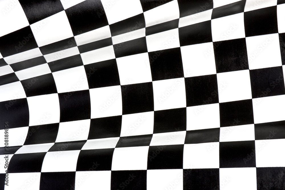 Fototapeta premium Abstract geometric background from black and white figures