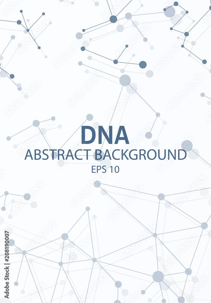 DNA abstract geometric background, layout in A4 set technology brochure flyer design template vector shadow DNA abstract geometric background, layout in A4 set technology brochure flyer design template vector shadow