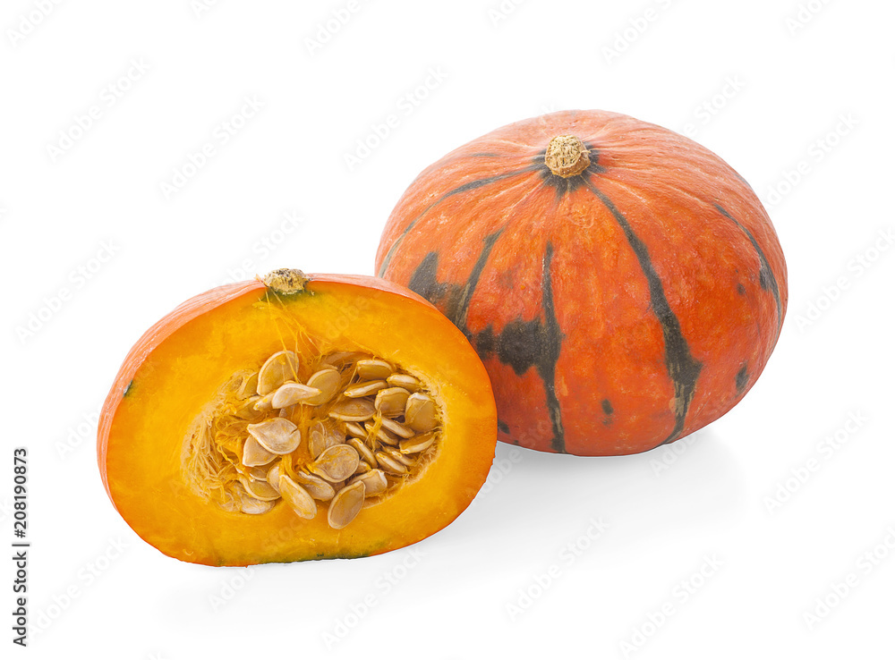 Pumpkin isolated on a white background Pumpkin isolated on a white background