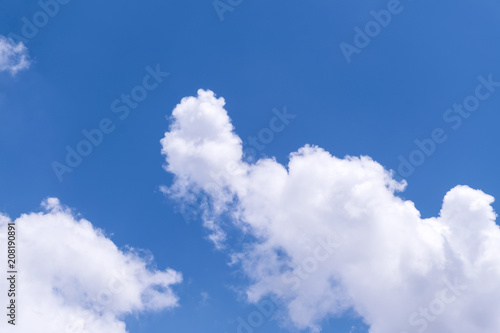 Blue sky background with clouds © NOOMUBON PHOTO