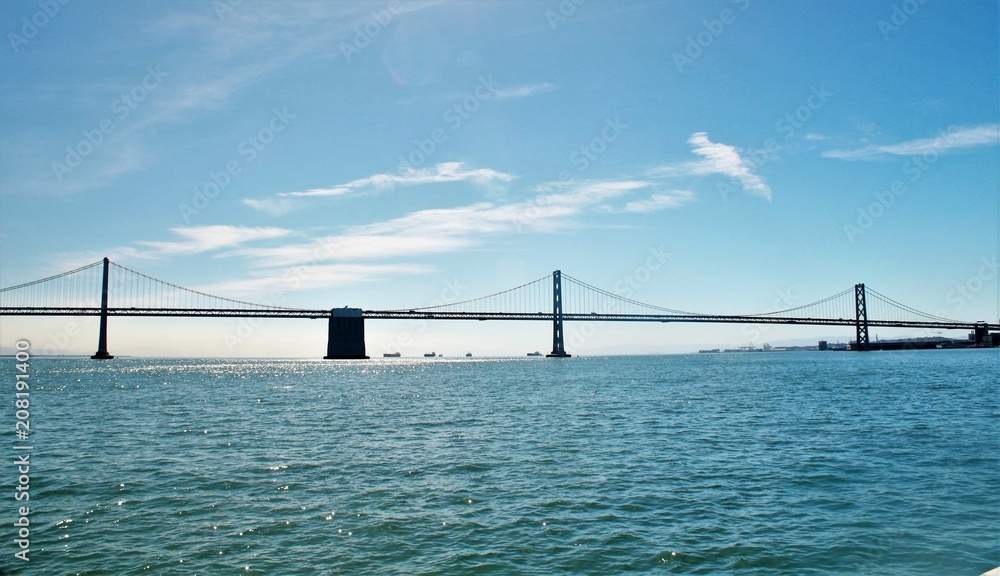 Fototapeta premium The Bay Bridge in San Francisco, California