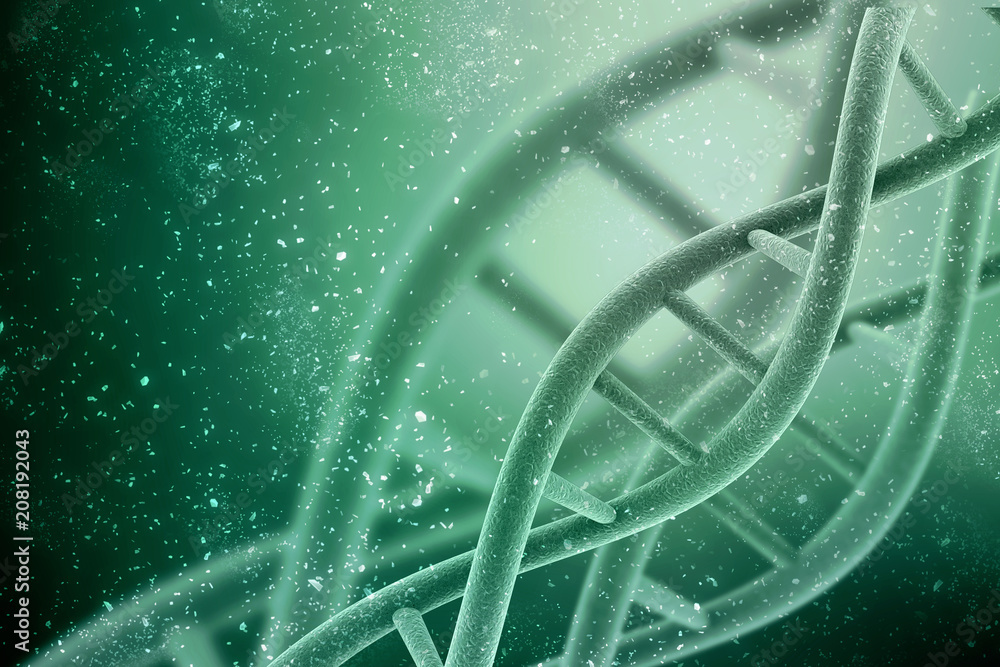 3d render of dna structure, abstract background 3d render of dna structure, abstract background