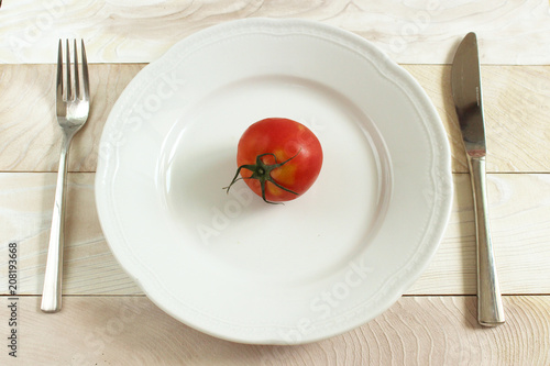 Diet  Concept  Vegetable White Dish
