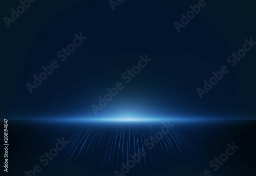 Security network background with sunrise. Vector illustration.