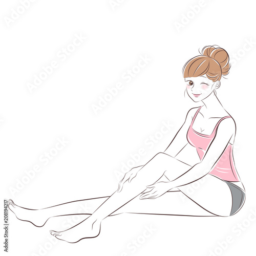 beauty skincare woman