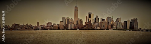 Bild auf Leinwand New York vintage