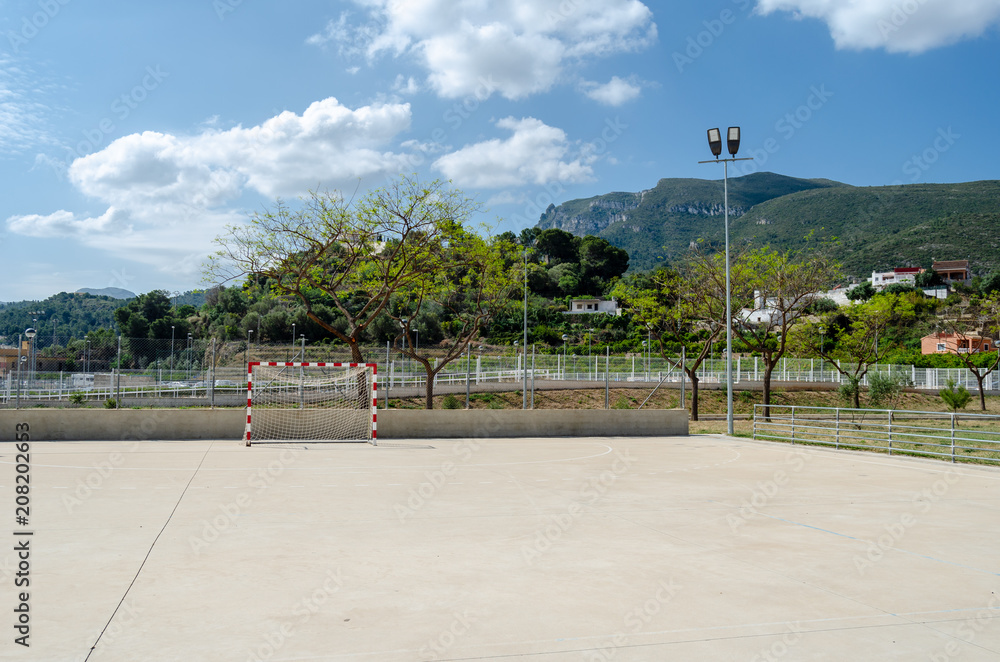 A small soccer field