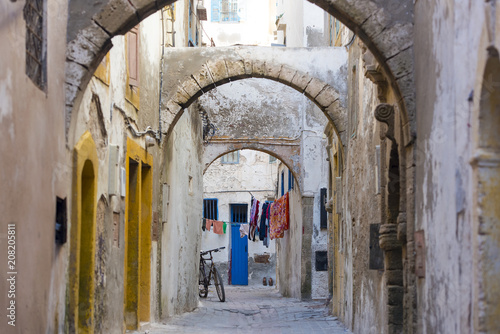 Fototapeta Naklejka Na Ścianę i Meble -  Old Medina District in Essaouira in Morocco 