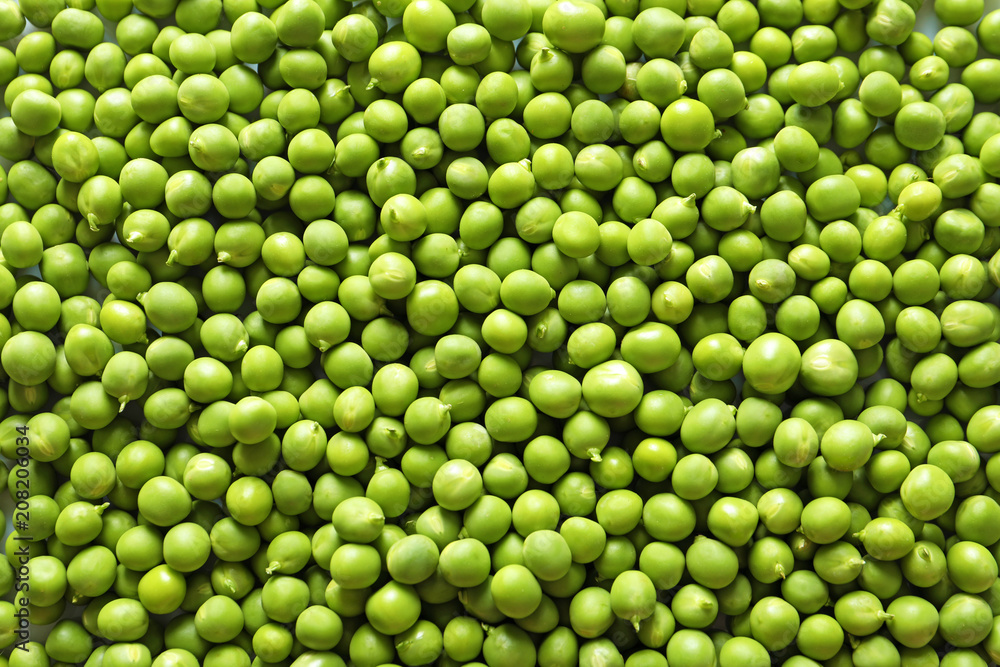 Many fresh green peas as background, top view Many fresh green peas as background, top view