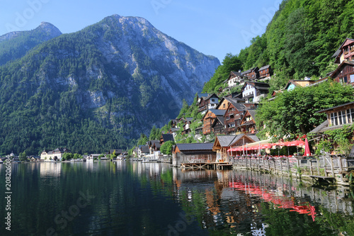 Beautiful Hallstatt village in Austria