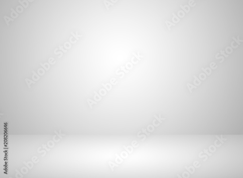 Studio room interior white color background with lighting effect