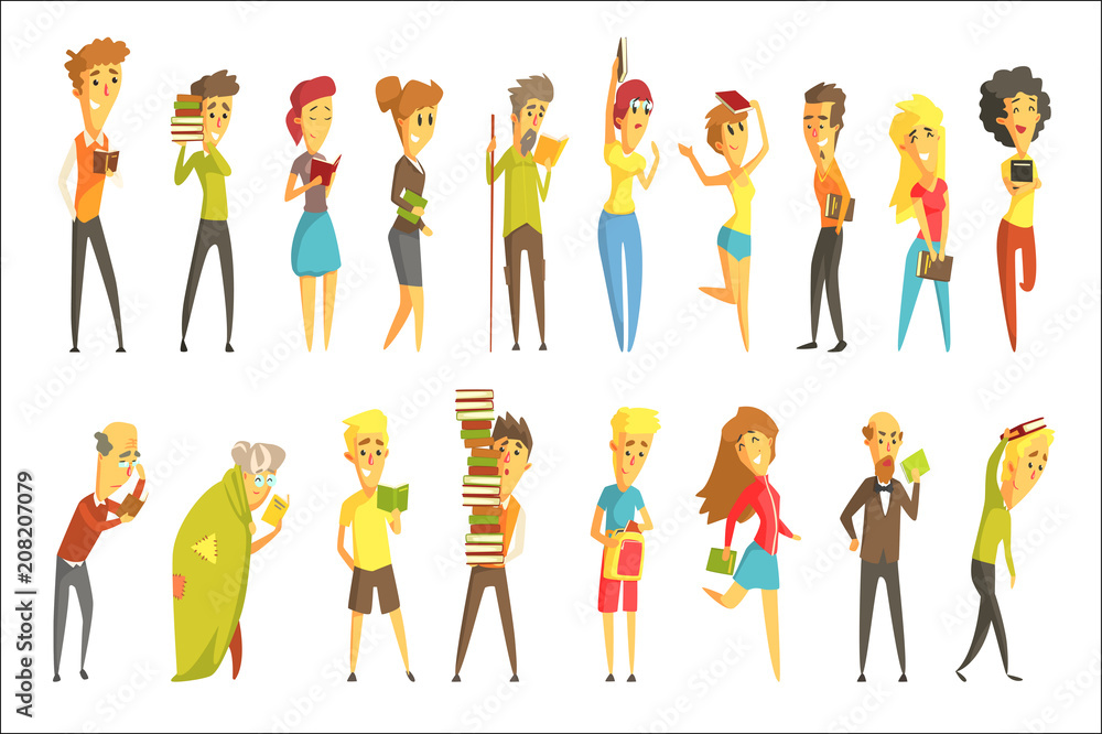 People That Like To Read Set