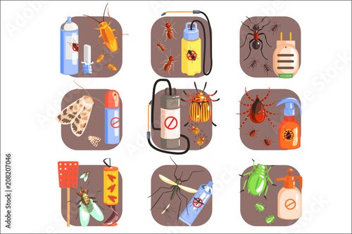 Pests And Measures For Their Extermination Set