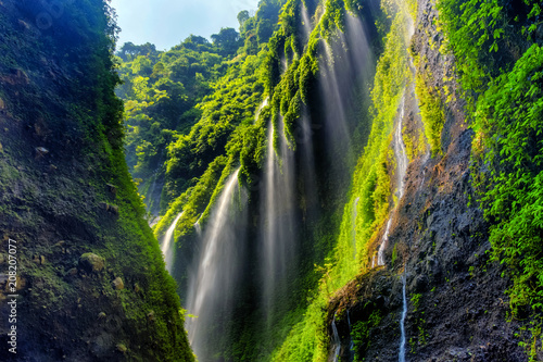 The beautiful madakaripura waterfall in east java, Indonesia