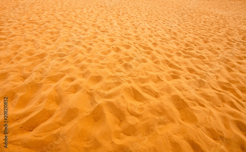 Texture of Red Sand Dunes Binh Thuan desert