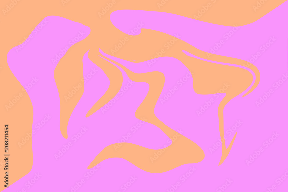 Fototapeta premium Abstract two color background. Liquid Marble style. Texture for banners and posters