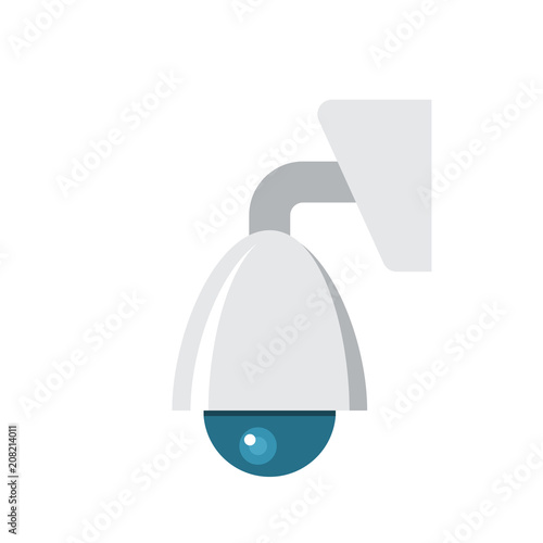 Dome security camera icon.