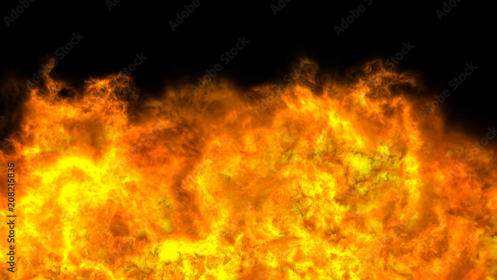 fire explosion background