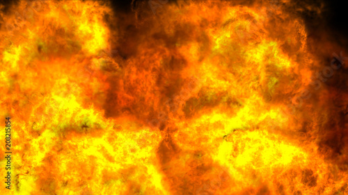 fire explosion background