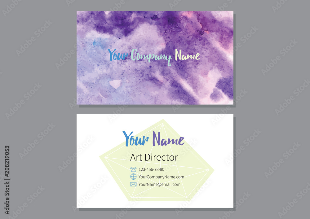 Fototapeta premium Abstract colorful watercolor background